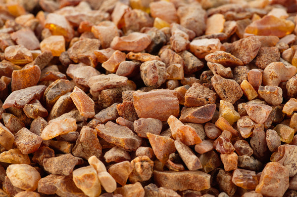 Baltic amber raw material 300 g size drom 8 mm to 11 mm