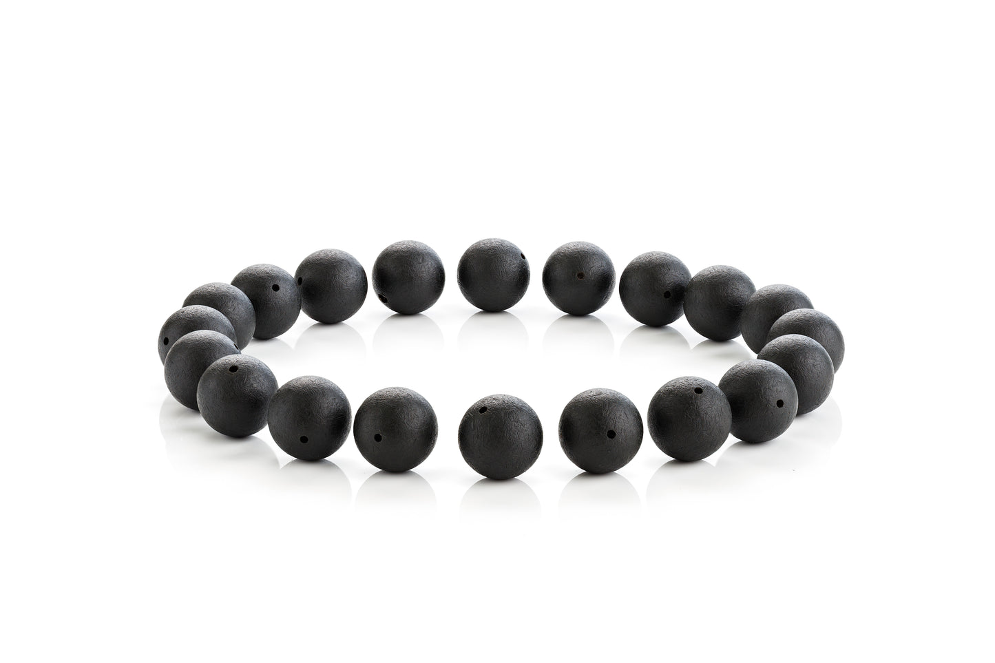 Loose black recycled baltic amber beads 10mm, one package 100 g- about 160 pieces