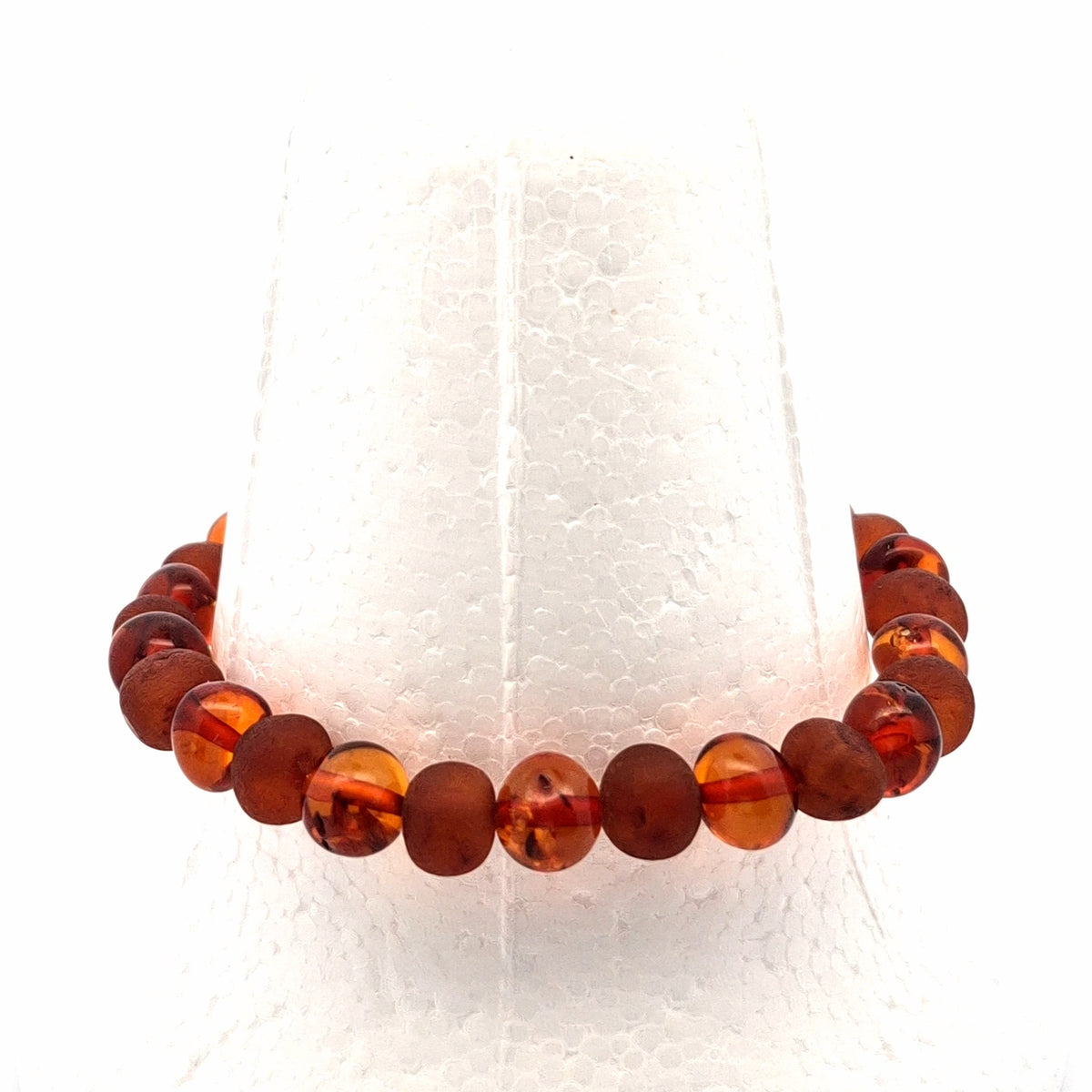 Unique Amber Bracelet #512 — front