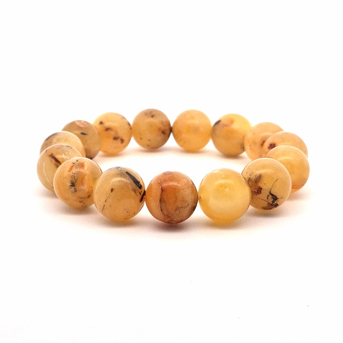 Unique Amber Bracelet #500 — front