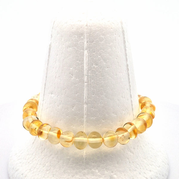 Unique Amber Bracelet #517 — front