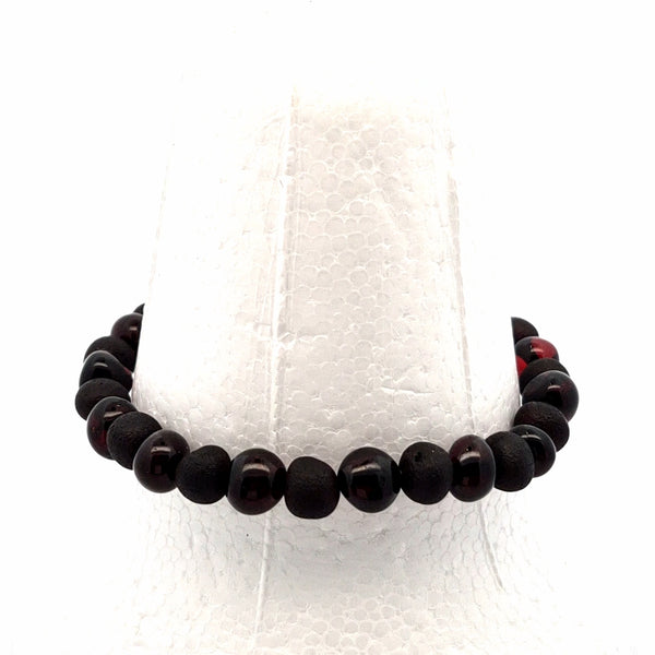 Unique Amber Bracelet #511 — front