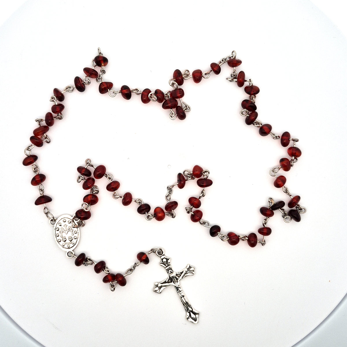 Amber Rosary #605