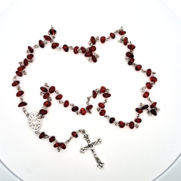 Amber Rosary #605